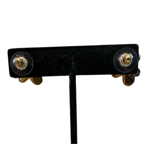 KATE SPADE ♠️ PANSY BLOSSOMS FLOWER EARRINGS - Picture 5 of 6